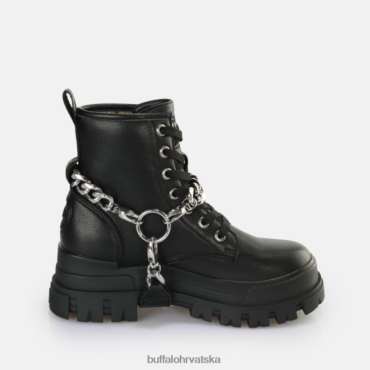 crna/srebrna Buffalo aspha chain 20 gležnjače veganske |čizme TDD6T564